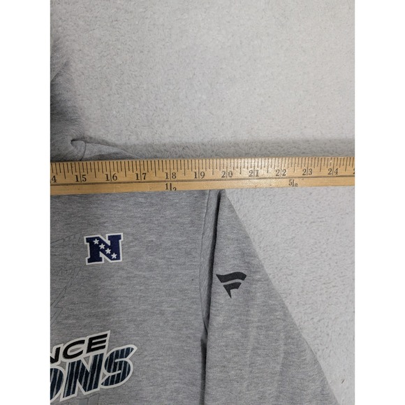 Philadelphia Eagles Conference Champions Super Bowl 52 NFL Gray Hoodie Men's L - Picture 6 of 9